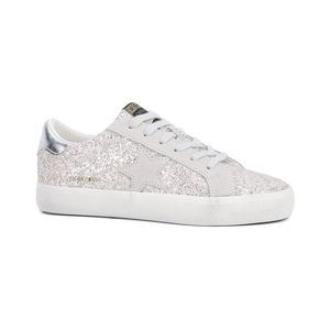 Vintage Havana Silver Glitter Low-Top Sneakers